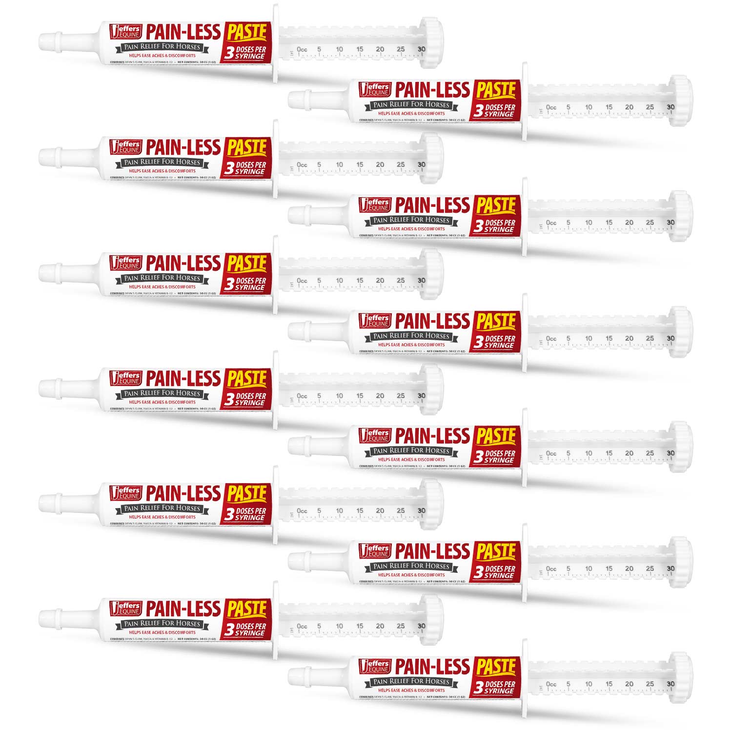 Jeffers Pain-Less Paste - Natural Horse Pain Relief & Joint Support (30cc)